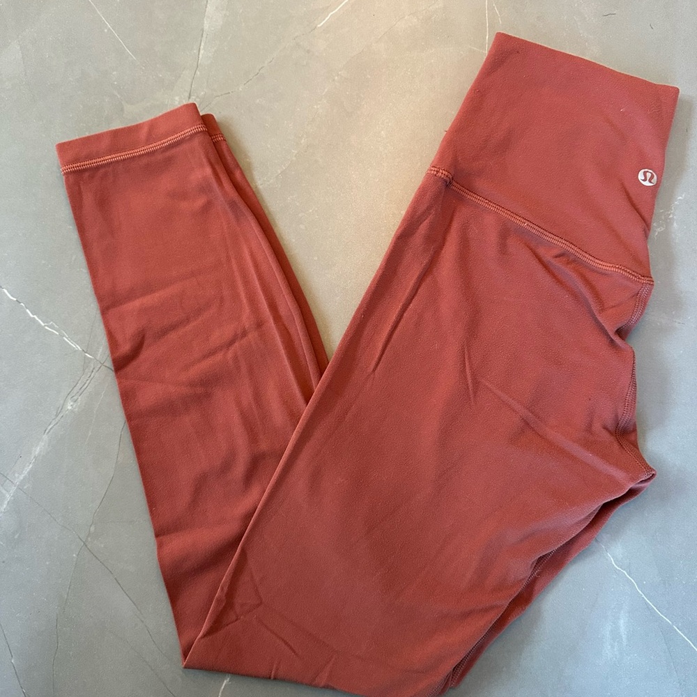 Lululemon Align leggings 25” in Rustic Clay